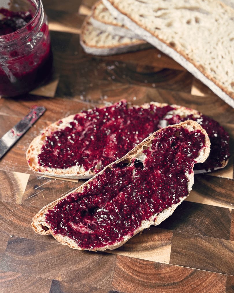 blueberry chia jam