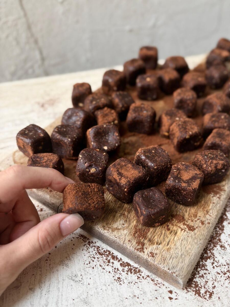 chocolate hazelnut bliss cubes