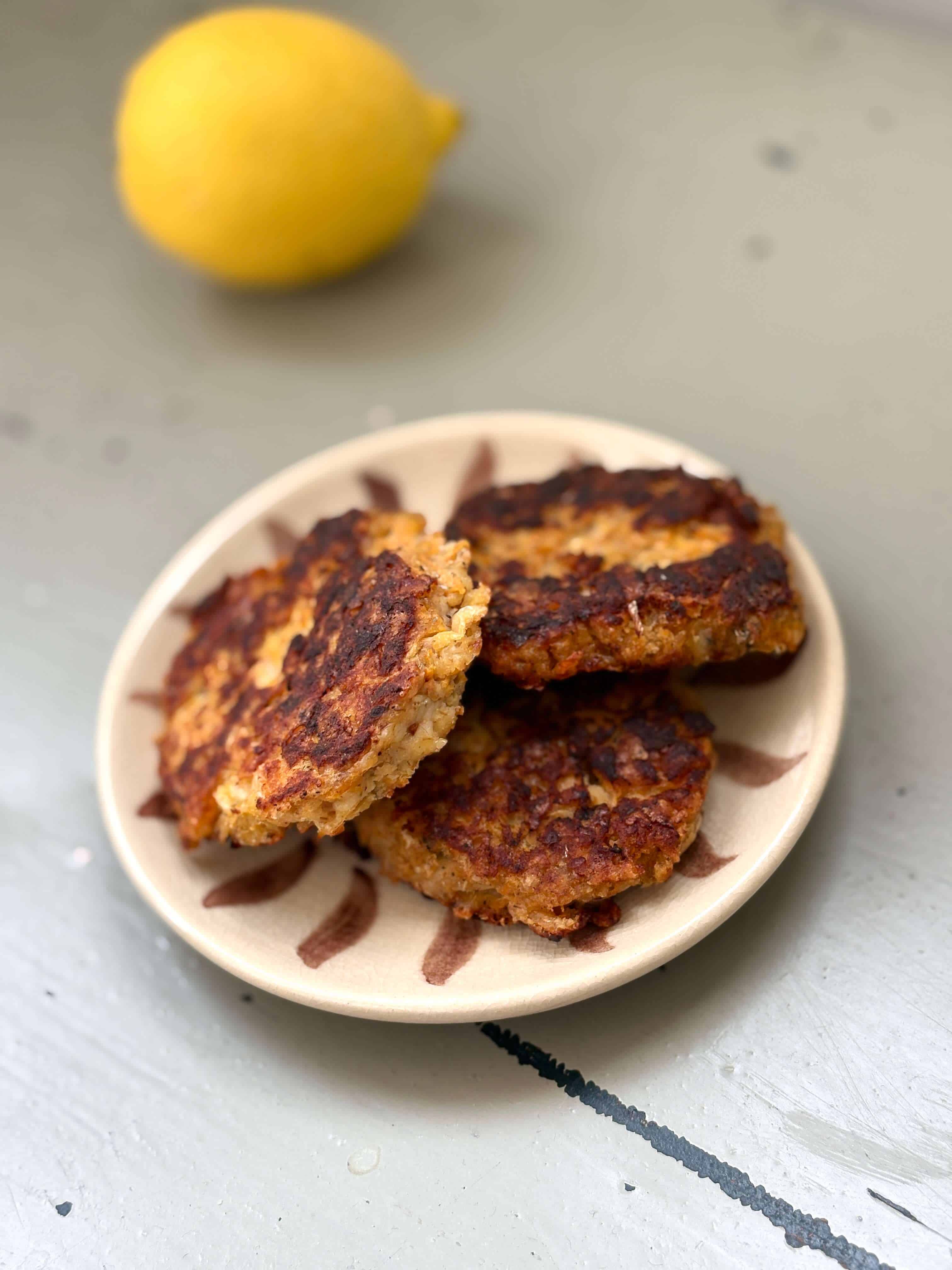 crunchy sardine fritters